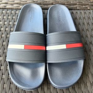 Tommy Hilfiger Men’s Slide Sandals | Sz. 9 | Navy | Never worn